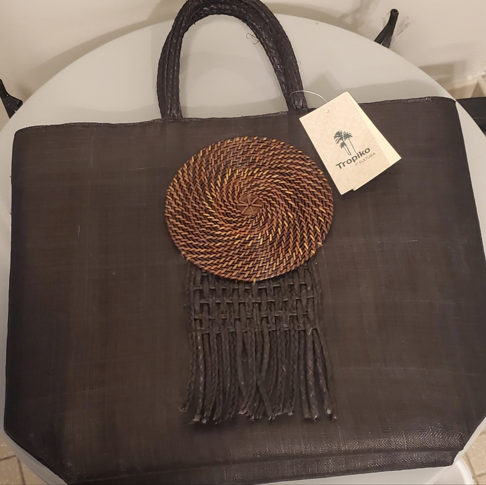 Kultura is ready with this abaca tote with nito accents